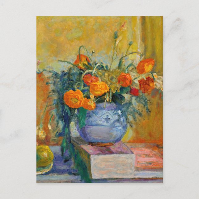Cartão Postal Renoncules to Vase Bleu | Pierre Bonnard (Frente)