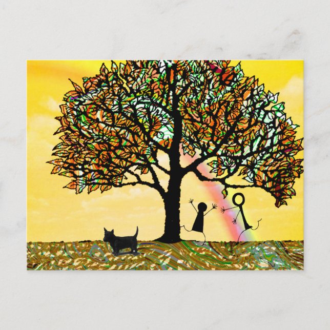 Cartão Postal Renovação da Árvore de Vida (Frente)