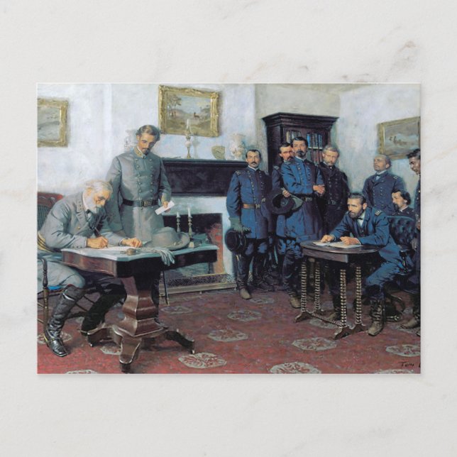 Cartão Postal Renúncia em Appomattox (Frente)