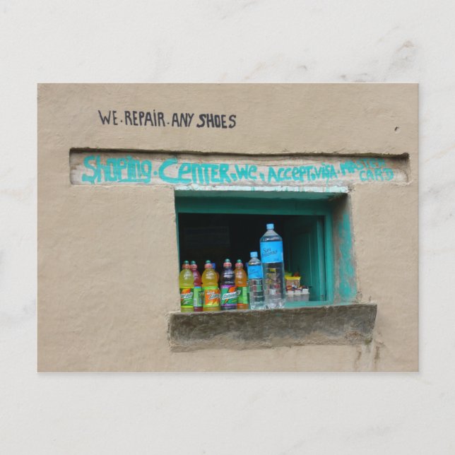 Cartão Postal reparação de calçados (Frente)