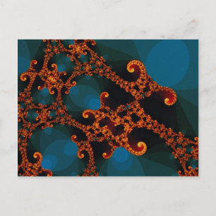 Cartão Postal Repetir Fractal