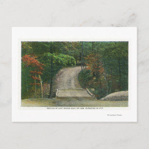 Cartão Postal Réplica da Última Ponte do Gen Burgoyne