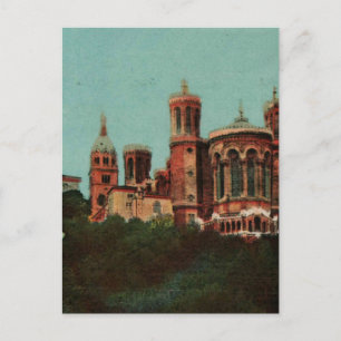 Cartão Postal Réplica de Lyon Notre de Fourviere, 1930