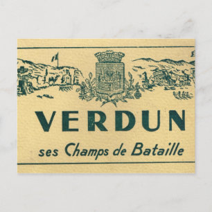 Cartão Postal Réplica Verdun, Campos de Batalha
