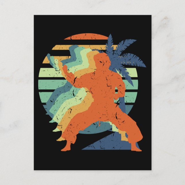 Cartão Postal Repórter Karate Kung Fu Ninja Artes Marciais Espor (Frente)