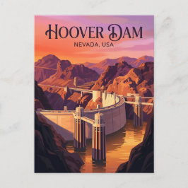 Cartão Postal Represa Hoover EUA