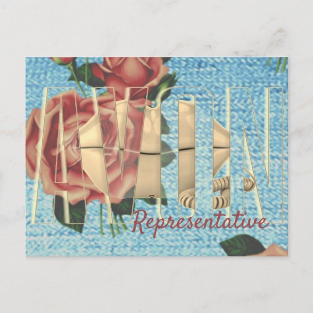 Cartão Postal Representante Avon (Frente)