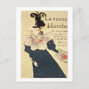 Cartão Postal Reprodução de um anúncio de poster 'La Revue Bl