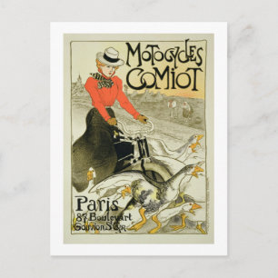 Cartão Postal Reprodução de um Poster publicitário em comiot