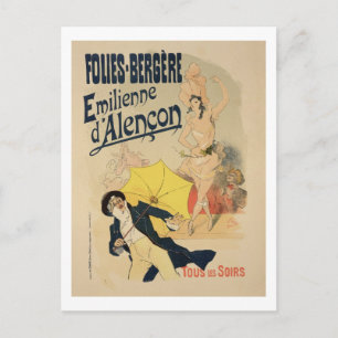Cartão Postal Reprodução de uma poster publicitária "Emile d'Ale