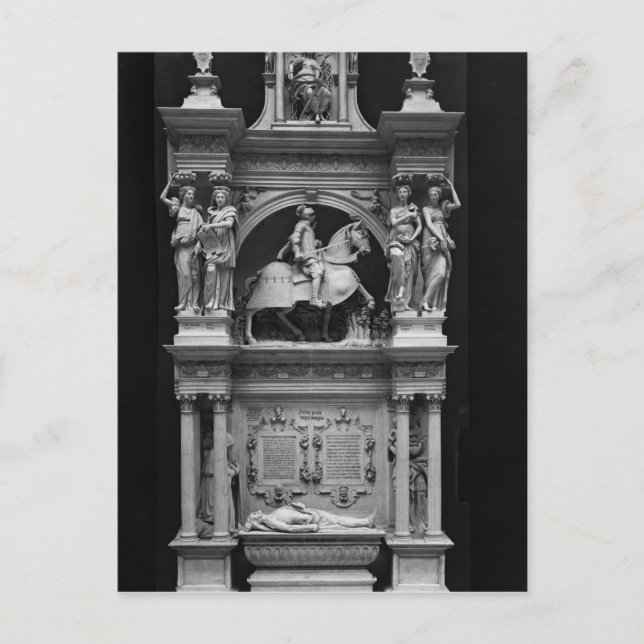 Cartão Postal Reprodução do túmulo de Louis de Breze (Frente)