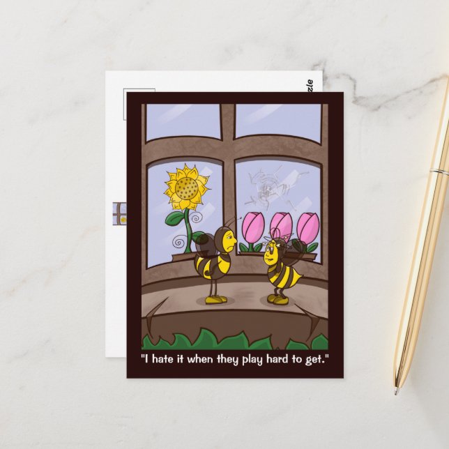 Cartão Postal Reproduzindo Duro Para Obter (Frente/Verso In Situ)