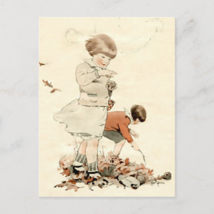 Cartão Postal Reproduzindo Lá Fora