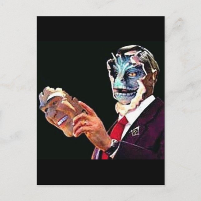 Cartão Postal réptil (Frente)