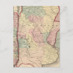 Cartão Postal República Argentina, Chile, Uruguai e Paraguai