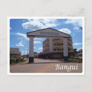 Cartão Postal República Centro-Africana - Bangui -