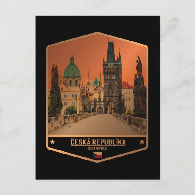 Cartão Postal República Checa (Frente)