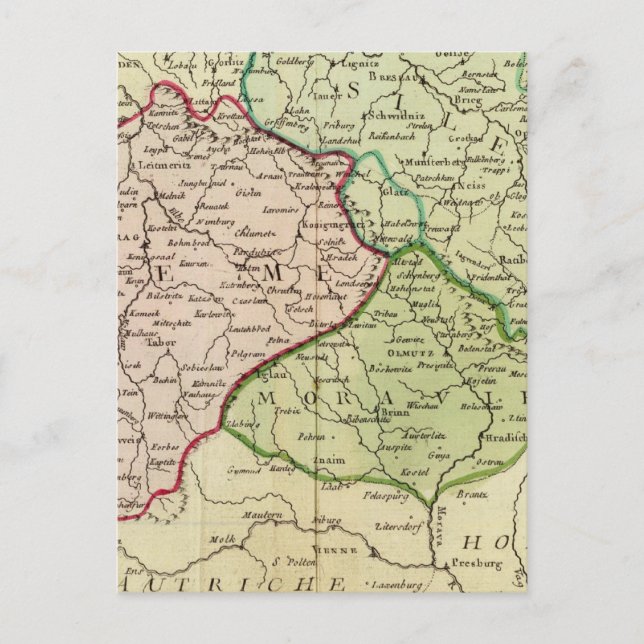 Cartão Postal República Checa e Polônia (Frente)