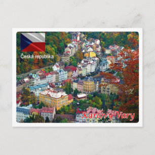Cartão Postal República Checa - Karlovy Vary -