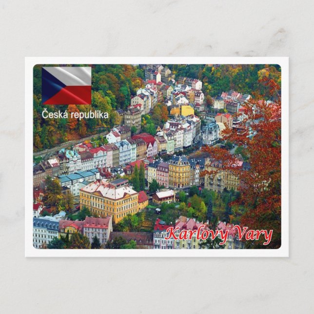 Cartão Postal República Checa - Karlovy Vary - (Frente)