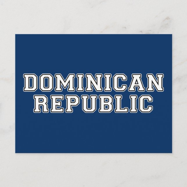 Cartão Postal República Dominicana (Frente)