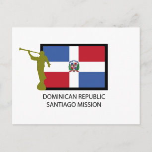 CARTÃO POSTAL REPÚBLICA DOMINICANA MISSÃO SANTIAGO CTR LDS