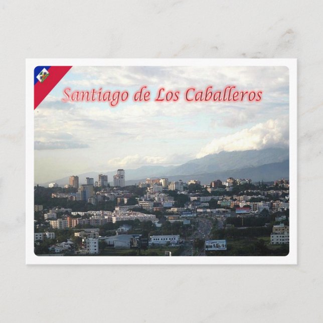 Cartão Postal República Dominicana - Santiago de los Caballeros  (Frente)