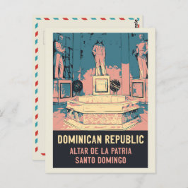 Cartão Postal República Dominicana Santo Domingo Altar la Patria