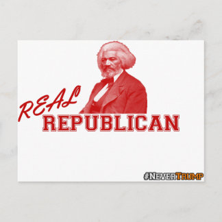 Cartão Postal Republicano de verdade, Frederick Douglass, Nunca 