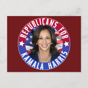 Cartão Postal Republicanos pelo Presidente Kamala Harris Foto 20