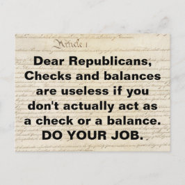 Cartão Postal Republicanos Verificam e Balanças Fazem Seu Trabal