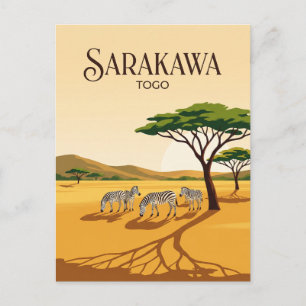 Cartão Postal Reserva de Caça de Sarakawa Togo