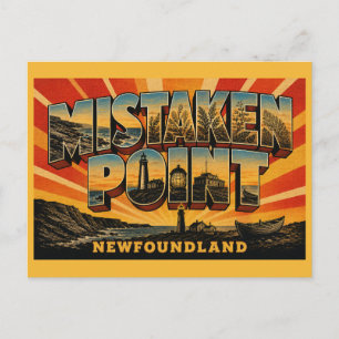 Cartão Postal Reserva Ecológica de Mistaken Point, Terra Nova