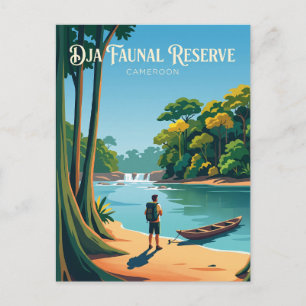 Cartão Postal Reserva Faunística de Dja Camarões