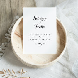 Cartão Postal Reserva la Fecha