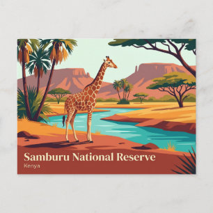 Cartão Postal Reserva Nacional de Samburu Quênia