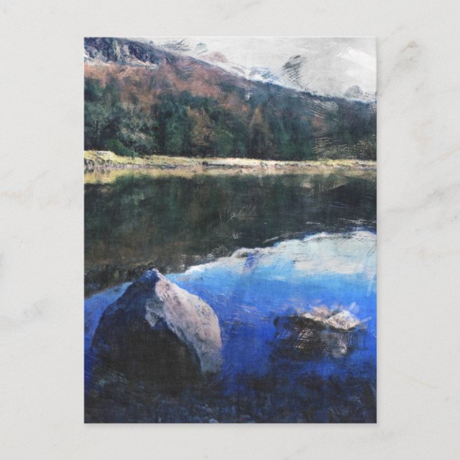 Cartão Postal Reservatório de Dovestone (Frente)