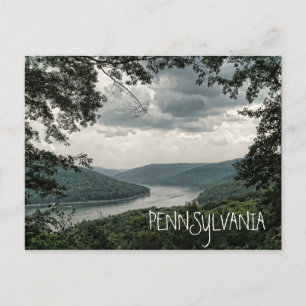 Cartão Postal Reservatório de Kinzua na PENNSYLVANIA
