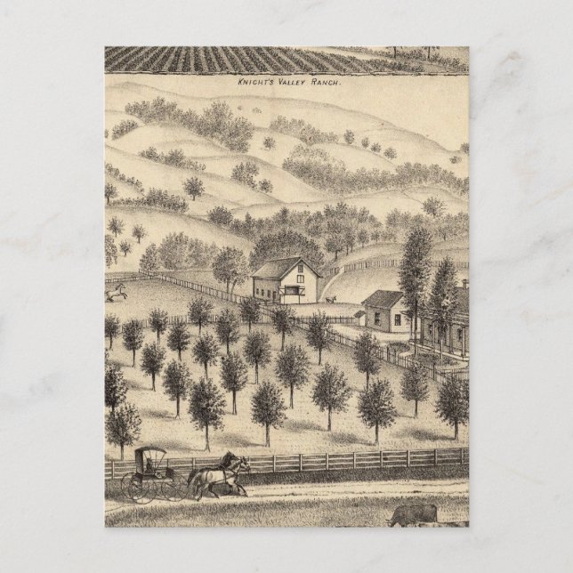 Cartão Postal Residência de Joseph Alexander, Mendocino (Frente)