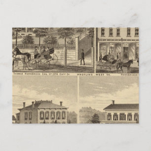 Cartão Postal Residência de Thomas Hornbrook