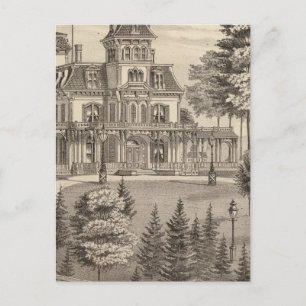 Cartão Postal Residência do Baxter HH Genl em Rutland Vermont