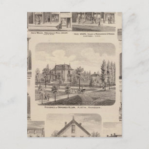 Cartão Postal Residências e empresas em Austin, Minnesota