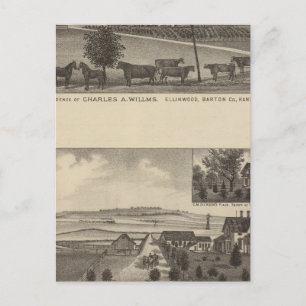 Cartão Postal Residências e Fazendas, Edgerton, Kansas