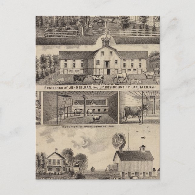 Cartão Postal Residências, Minnesota 4 (Frente)