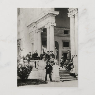 Cartão Postal Residentes de Villa Medici em Roma
