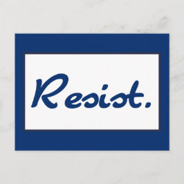 Cartão Postal Resistência à resistência azul