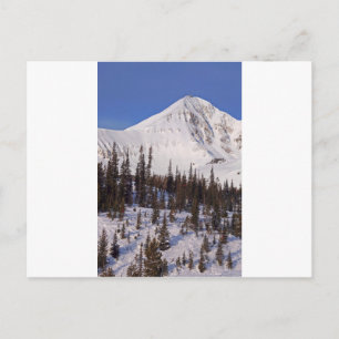 Cartão Postal resort de esqui e snowboard Big Sky Montana