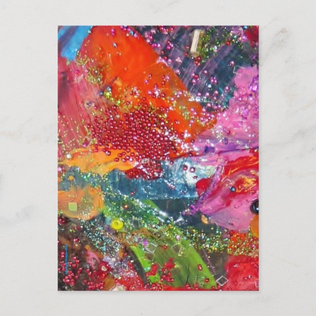 Cartão Postal Respingo! A conexão do arco-íris (Frente)