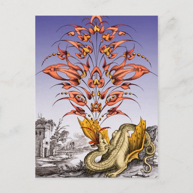 Cartão Postal Respiração do Dragão (Frente)