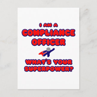 Cartão Postal Responsável pela conformidade ... Qual é o seu sup